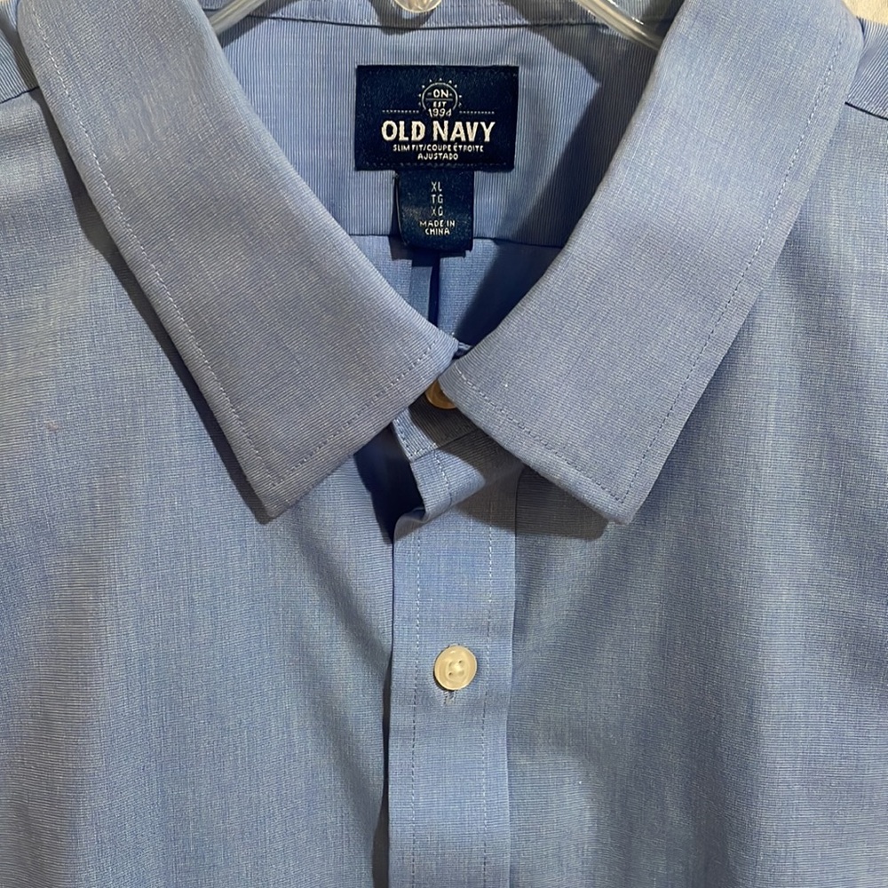 Old Navy Button Down Shirt, XL - Picture 2 of 4